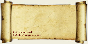 Andjelina Bosić vizit kartica